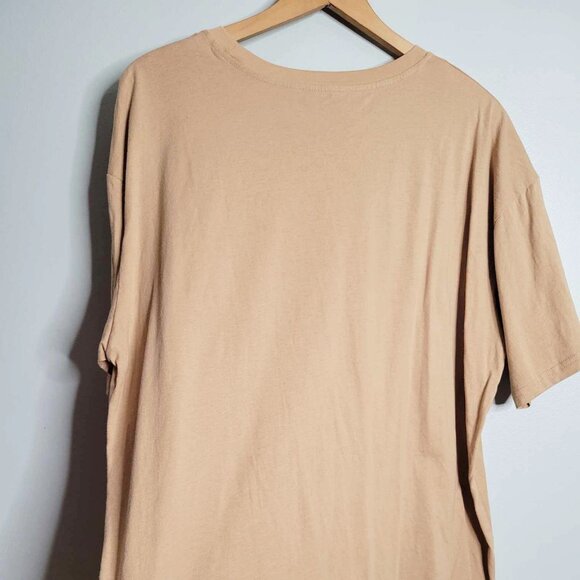 Shein Beige Butterfly Clock Time Flies T-Shirt - Picture 2 of 4